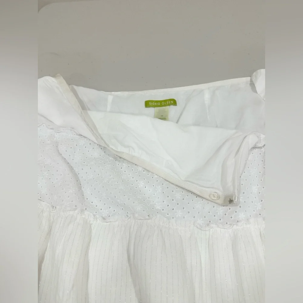 Sigrid‎ Olsen Women's multi-layered skirt with different patterns Lined Size 10